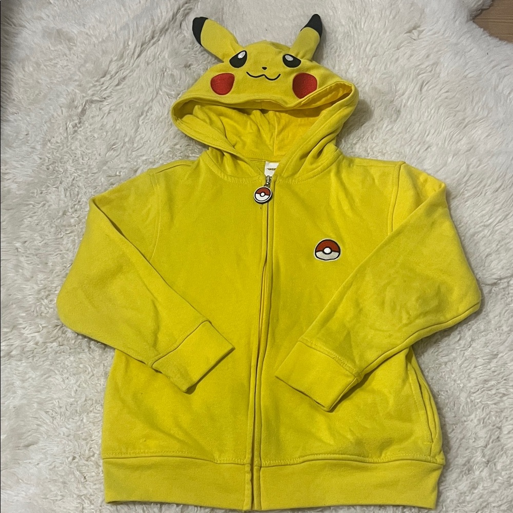 Pokemon Pikachu Yellow Kids Hoodie
